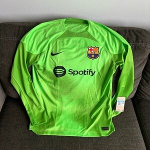Nike Authentic FC Barcelona Goalkeeper DV1878-399 Soccer Jersey Men’s Sz: M
